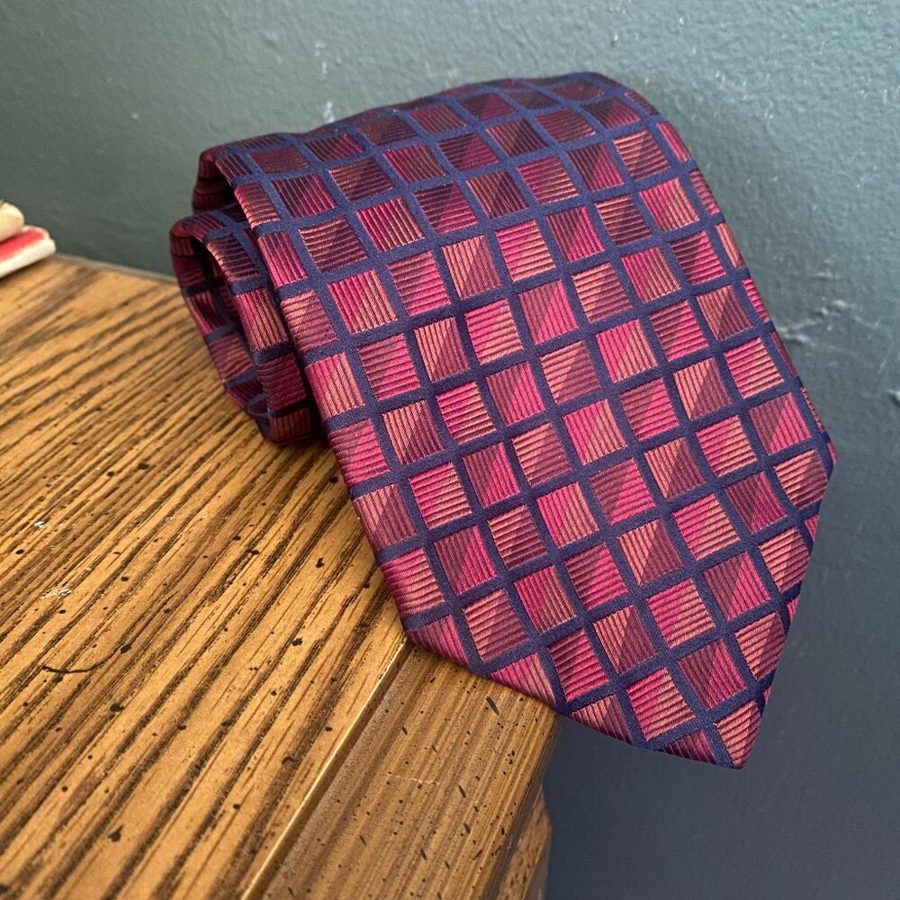 Vintage TIE RACK graphic print necktie